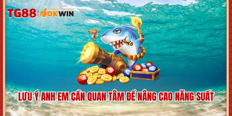 Lưu ý anh em cần quan tâm để nâng cao năng suất